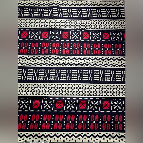 African Print Ankara Multicolor Poly Cotton Fabric - Picture 2 of 2